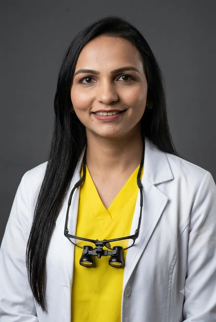 Dr.Shesha Shah at Bhai-Bhai Dental Clinic